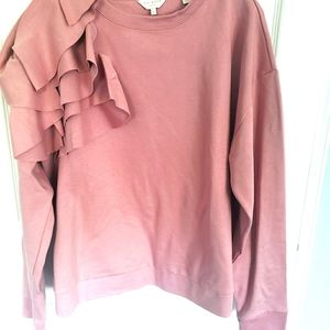 TED BAKER WOMEN'S FRILL PULLOVER